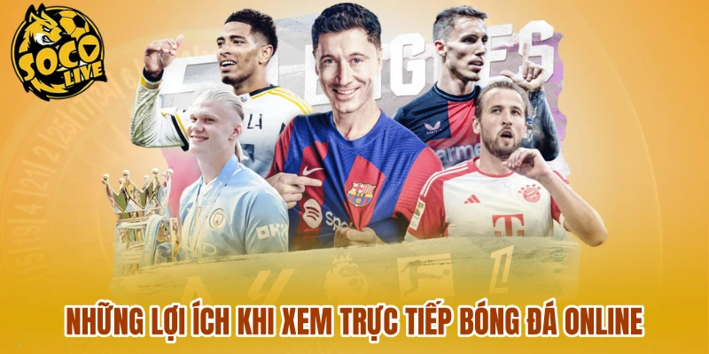 Những lợi ích khi xem trực tiếp bóng đá online